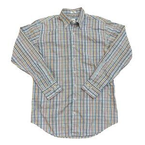 Peter Millar Seaside Finish Button Down Dress Shirt Mens Medium Preppy